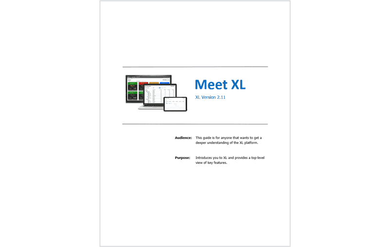 Preview of Meet XL Guide.