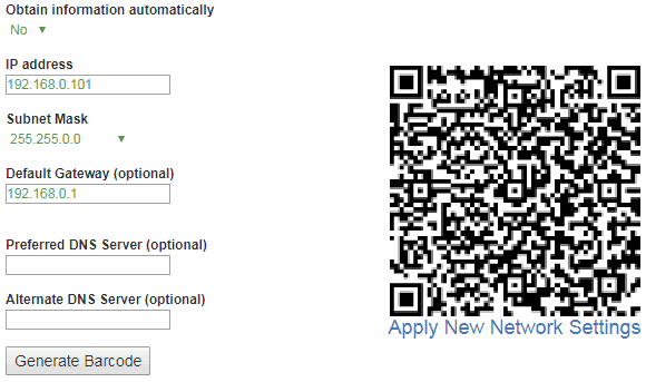 Image of a barcode that can be generated and scanned to get XL on your network.