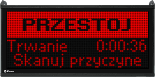 Snapshot of an XL production display language in Polish.