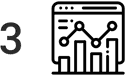 Icon representing the third step of the free trial process, optimizing your data foundation in XL.